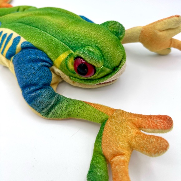 Folkmanis Red Eyed Tree Frog Hand Puppet - Picture 2 of 9